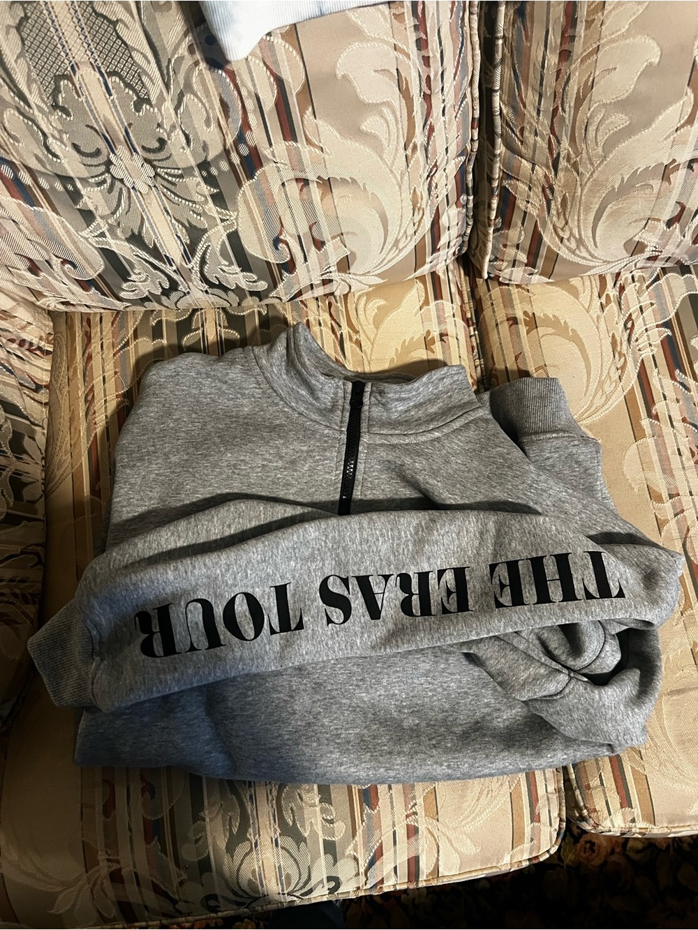 Eras Tour quarter Zip up Crew neck